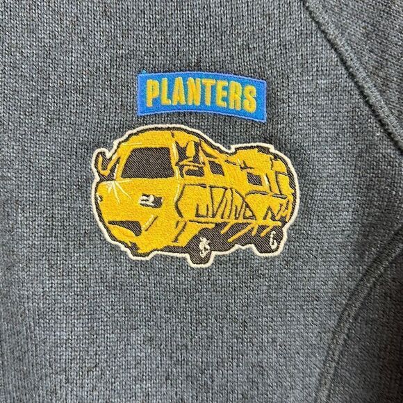 NEW Storm Creek Sweater Fleece Jacket Planters Peanuts NUTMobile Sz S Style 4625 - Picture 4 of 15